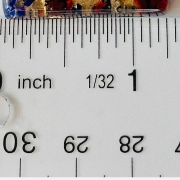 Murano Glass Colorful Rectangular Pendants - Picture 6 of 6